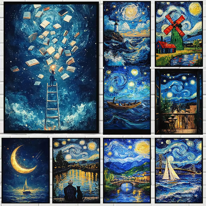 Art And Craft New York - Diamond Art Painting Kit Van Gogh