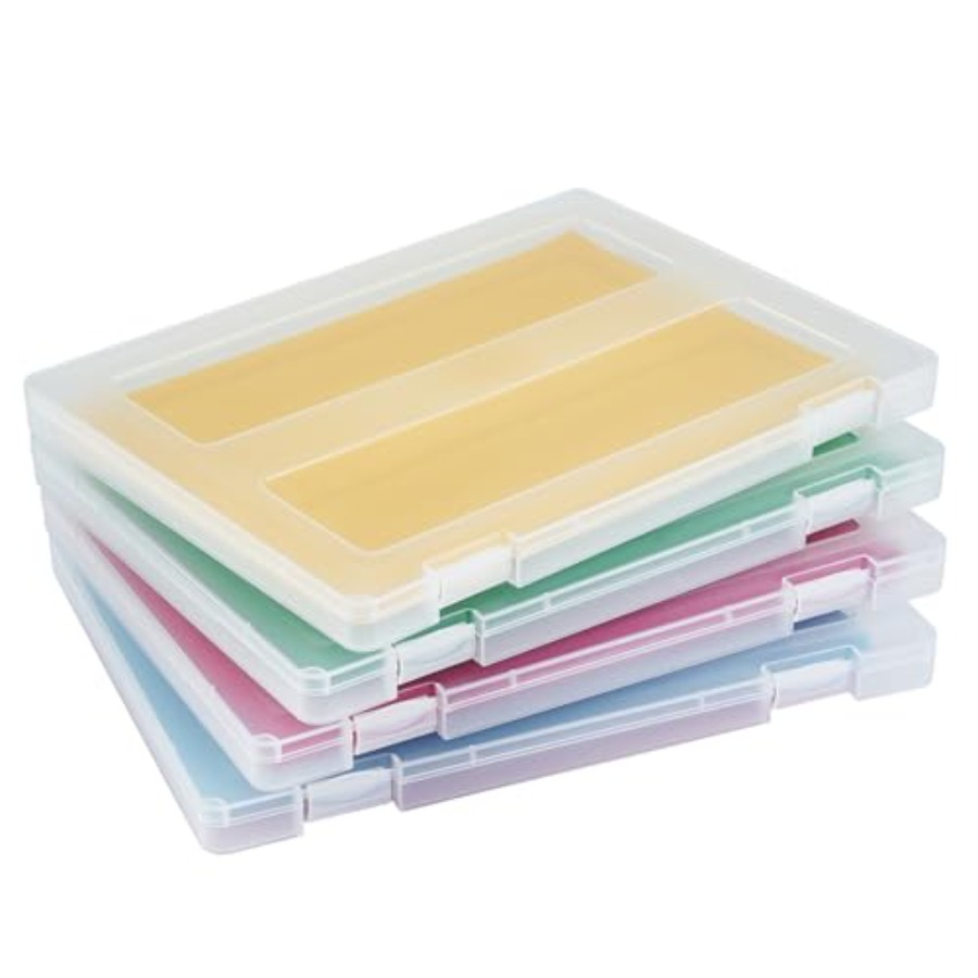 Art And Craft Letter X - 4 Pack A4 Paper Storage Box,