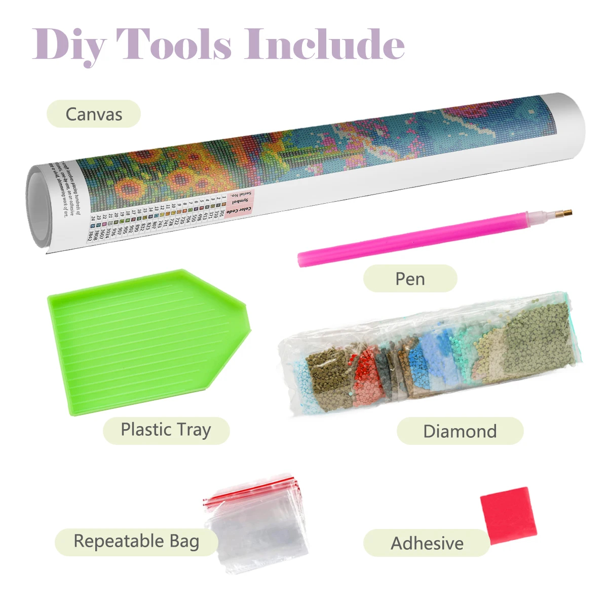 Diamond Art Painting Kit Van G - Art And Craft New York ulasan dan harga