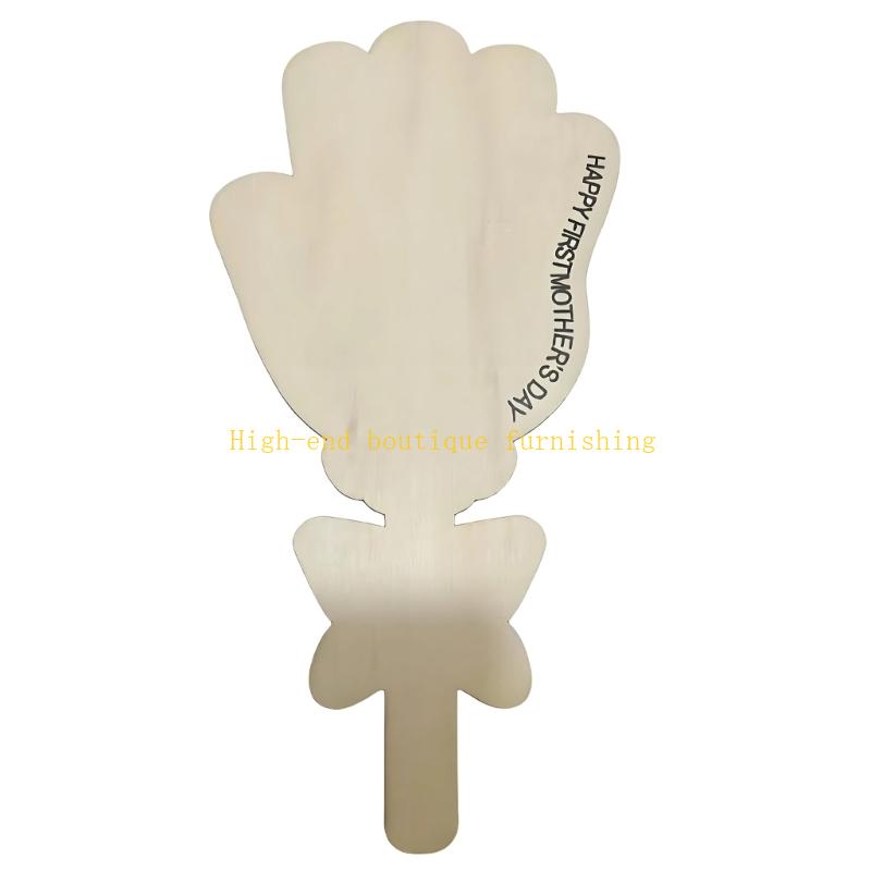 L9NB Wooden Hand Painted Flowe - Art And Craft For Mother'S Day ulasan dan harga