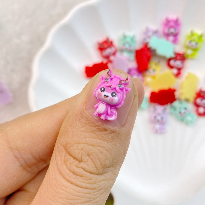 50Pcs New Mixed Nail Art Resin - Art Craft Dinosaurs ulasan dan harga