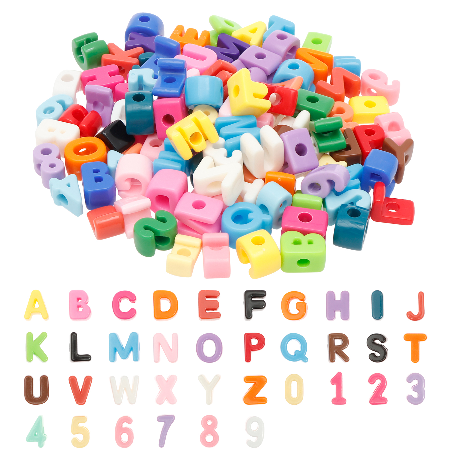 36/108Pcs 6mm Hole Chunky Acry - Art And Craft Letter Z ulasan dan harga