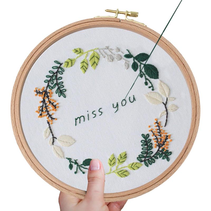 360 Degree Rotation Adjustable - Embroidery Hoop Kit ulasan dan harga