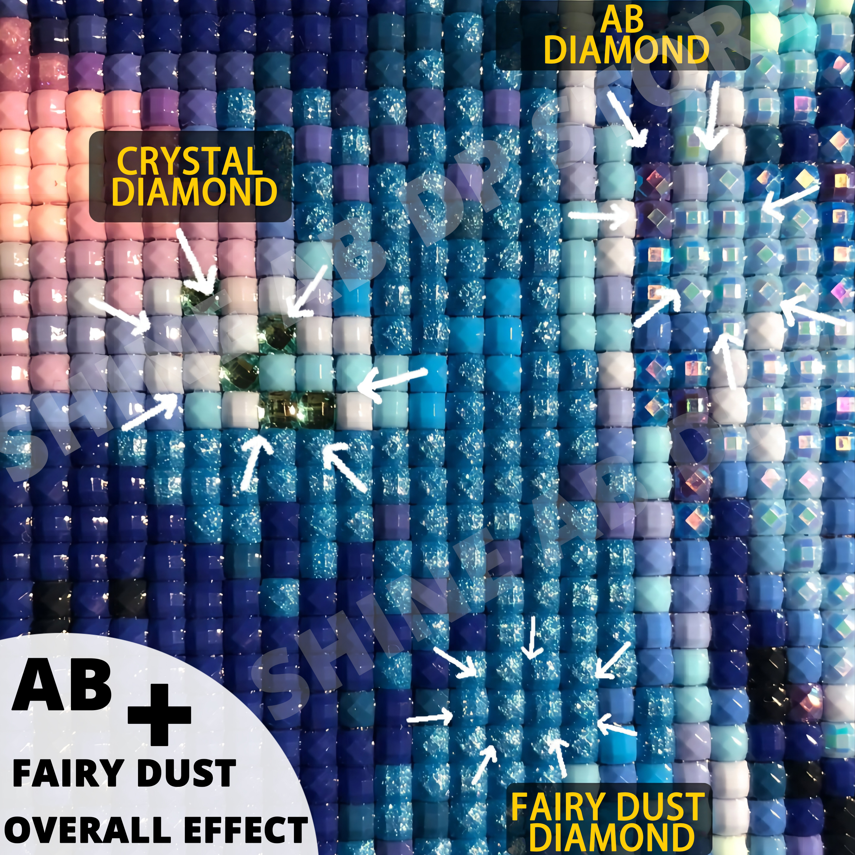 Resin Fairy Dust AB Diamond Pa - Art And Craft New York ulasan dan harga