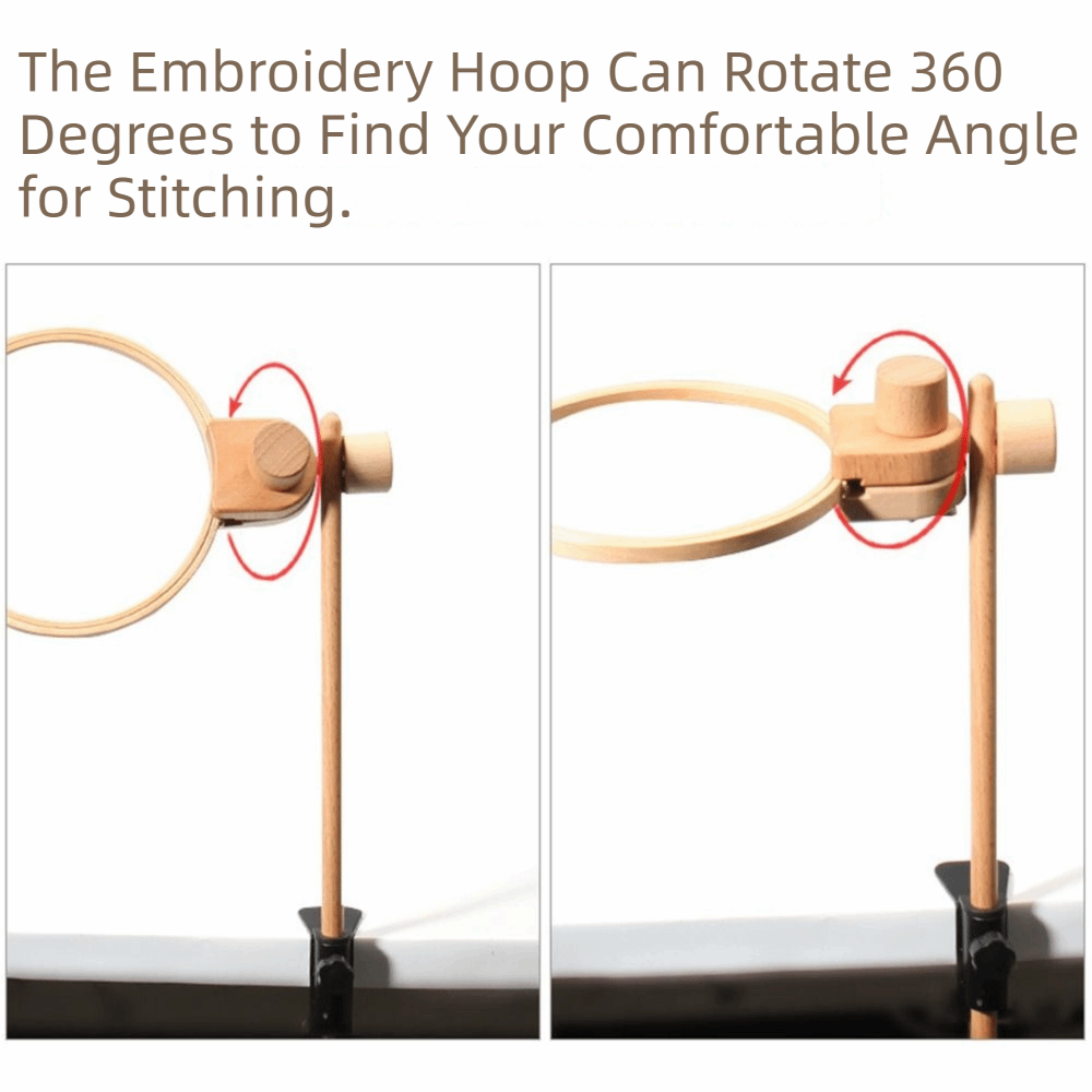 Beech Wood Embroidery Frame La - Embroidery Hoop Kit ulasan dan harga