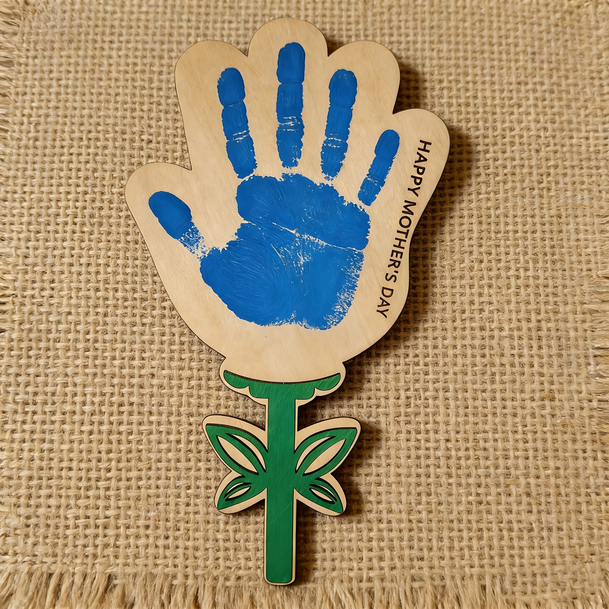 Mother’s Day Wooden Handprint  - Art And Craft For Mother'S Day ulasan dan harga