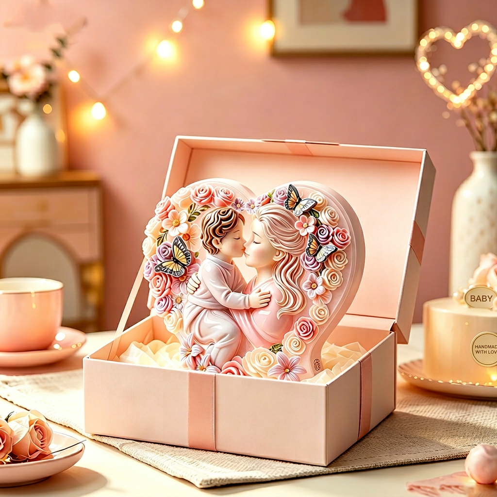 3D Mother Childs Silicone Mold - Art And Craft For Mother'S Day ulasan dan harga