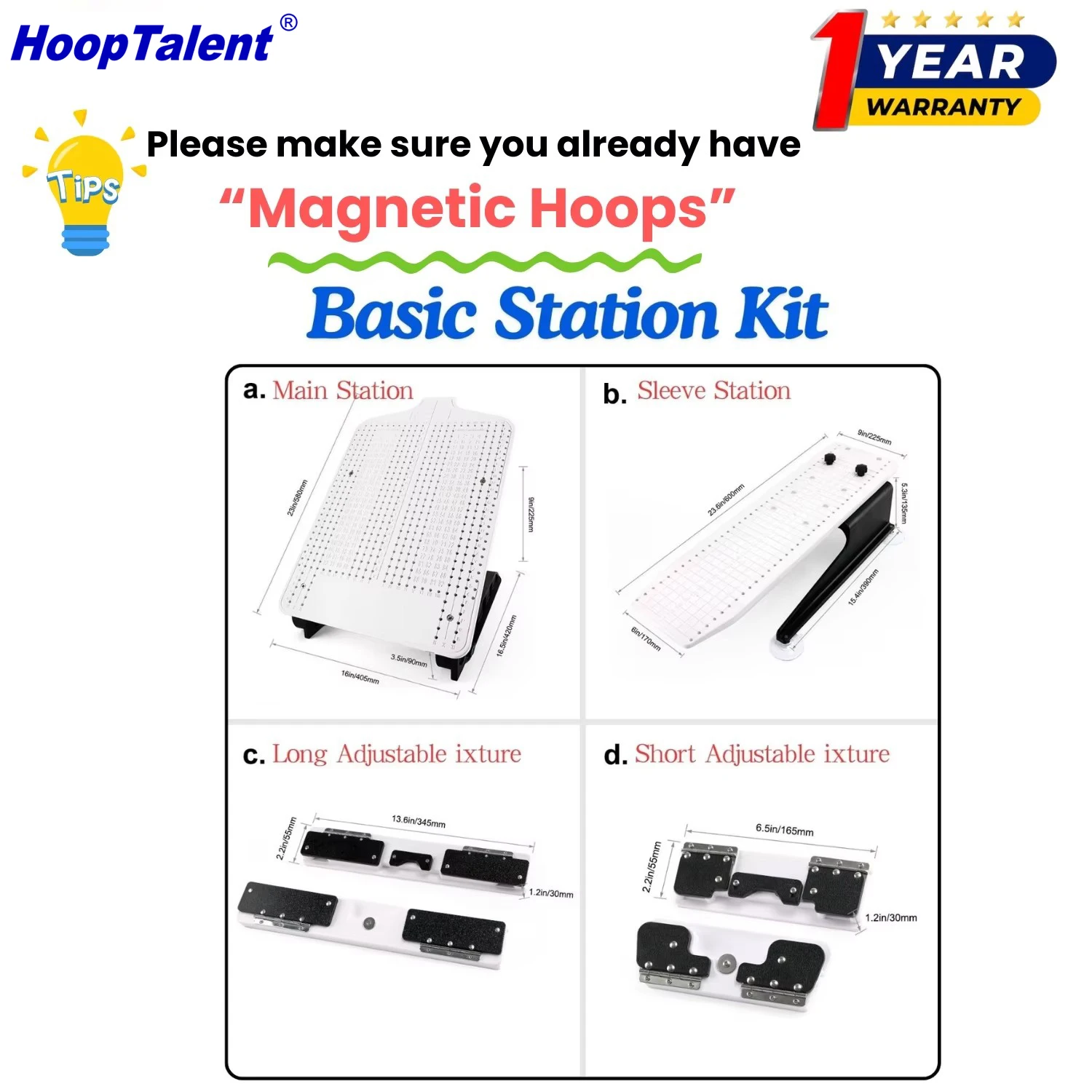 Hooping Station Kit for Promak - Embroidery Hoop Kit ulasan dan harga