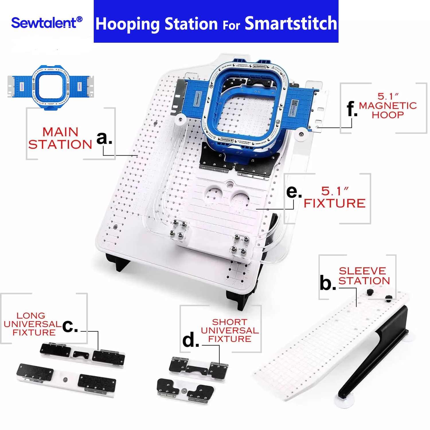 Smartstitch S1001 S1201 S1501  - Embroidery Hoop Kit ulasan dan harga