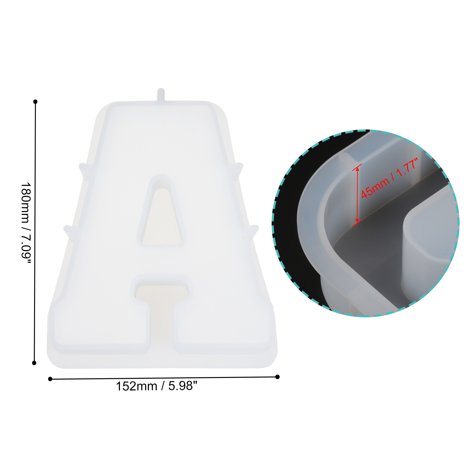 26Pcs Large Letter Resin Mold  - Art And Craft Letter Z ulasan dan harga