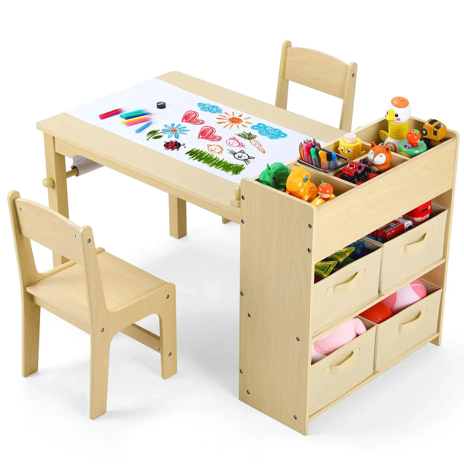 Kids Art Table & 2 Chairs Set  - Art And Craft Quotes For Kids ulasan dan harga