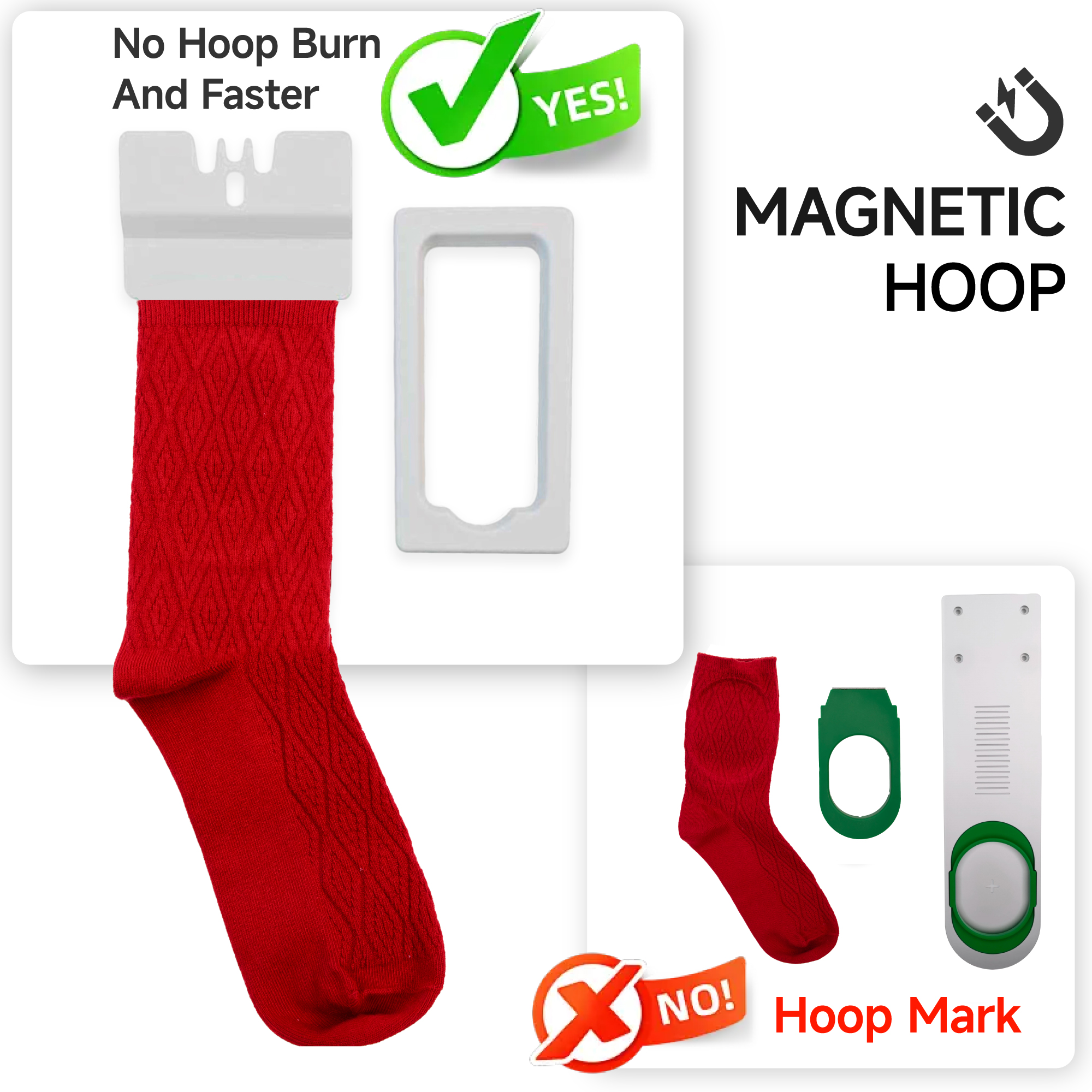 4/6/8in1s Magnetic Hoop kits F - Embroidery Hoop Kit ulasan dan harga
