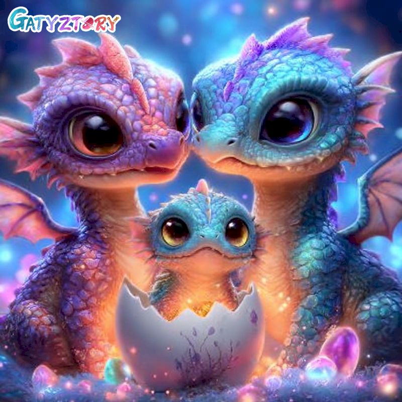 GATYZTORY Diamond Painting Kit - Art Craft Dinosaurs ulasan dan harga