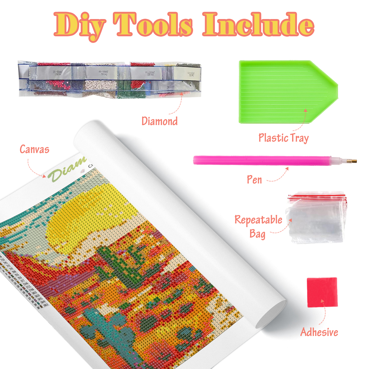 GATYZTORY Diamond Painting Kit - Art Craft Dinosaurs ulasan dan harga