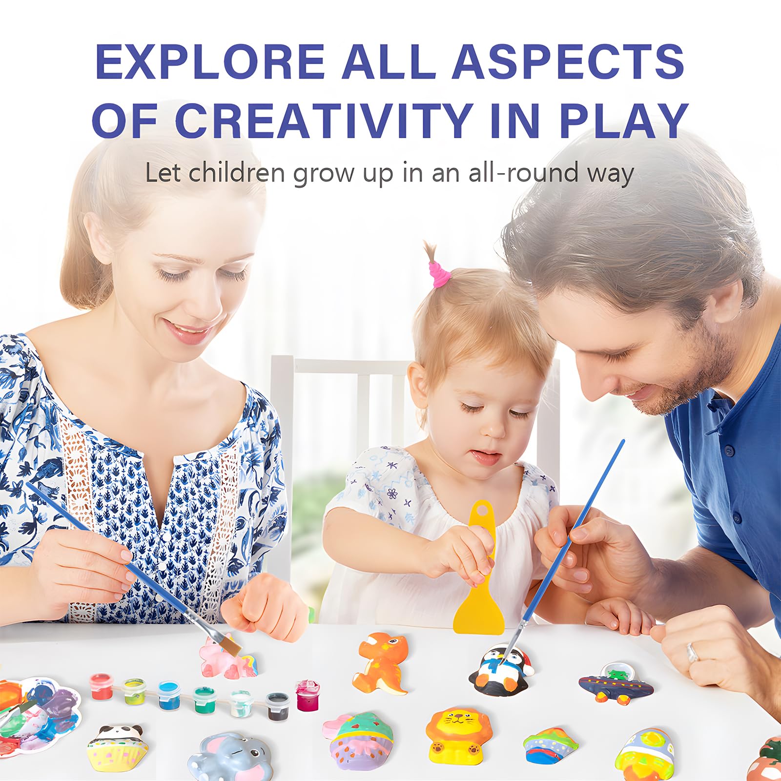 Kids Arts and Crafts Set Paint - Art Craft Dinosaurs ulasan dan harga