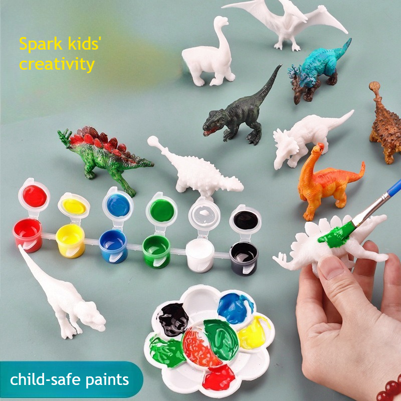 Paint Your Own Dinosaur Kit 8  - Art Craft Dinosaurs ulasan dan harga