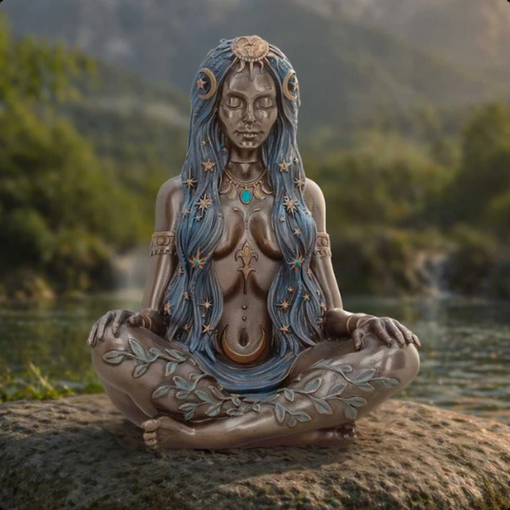 Mother Earth Gaia Resin Statue - Art And Craft For Mother'S Day ulasan dan harga