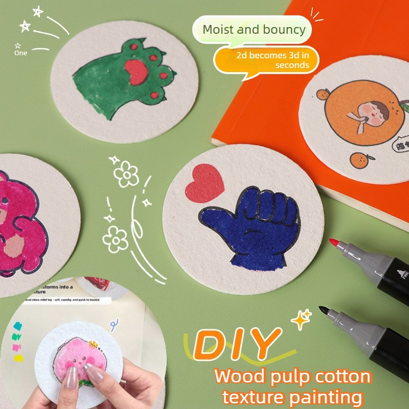 3D Puffy Foam Texture Painting - Art Craft Halloween Preschool ulasan dan harga