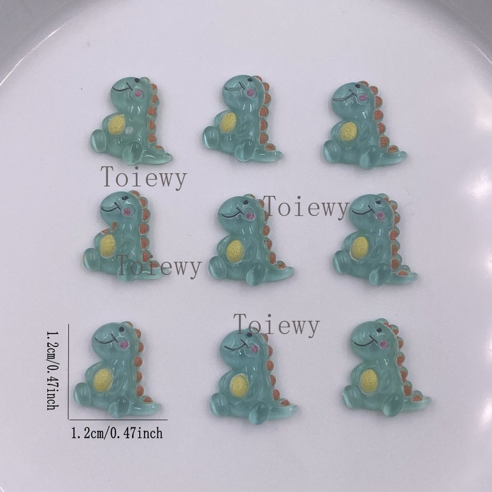 50pcs Mixed Resin Colorful Gli - Art Craft Dinosaurs ulasan dan harga