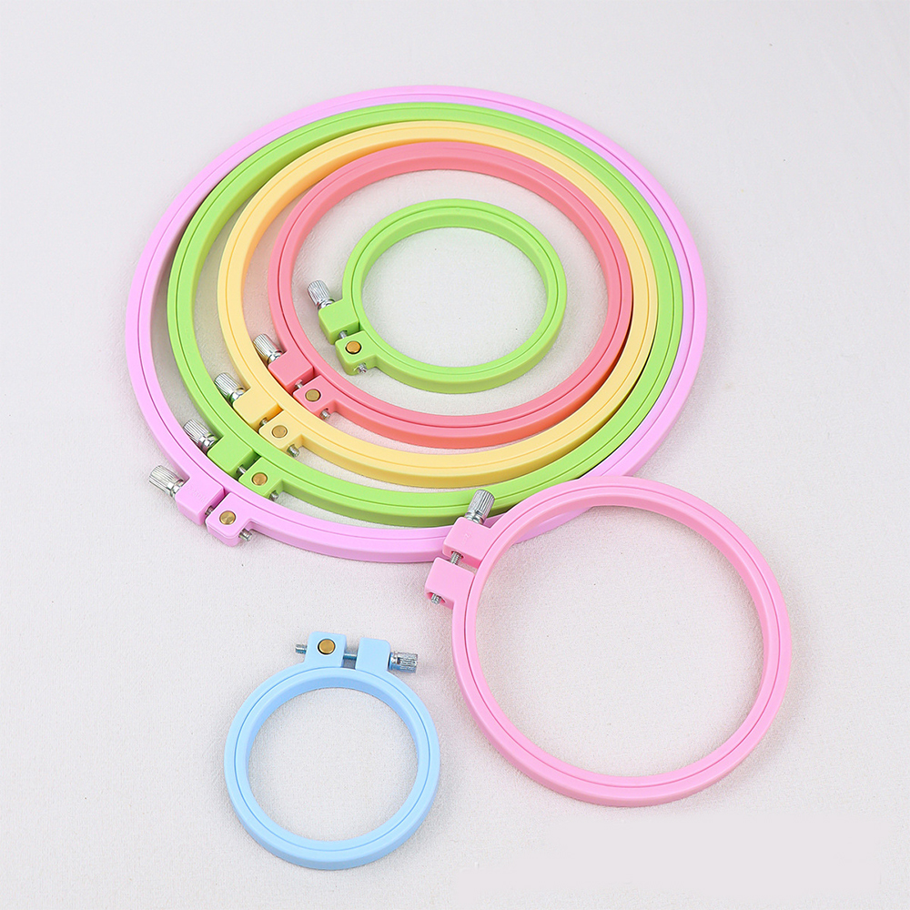 Round Cross Stitch Embroidery  - Embroidery Hoop Kit ulasan dan harga