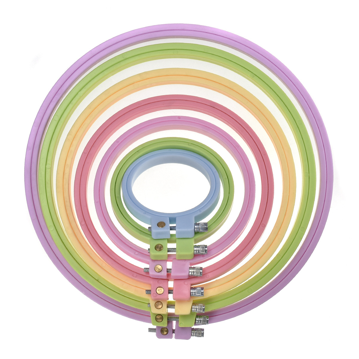 Round Cross Stitch Embroidery  - Embroidery Hoop Kit ulasan dan harga