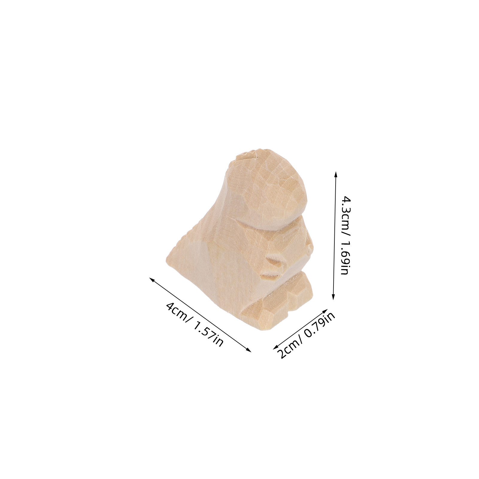 2Pcs Unfinished Wood Dinosaur  - Art Craft Dinosaurs ulasan dan harga