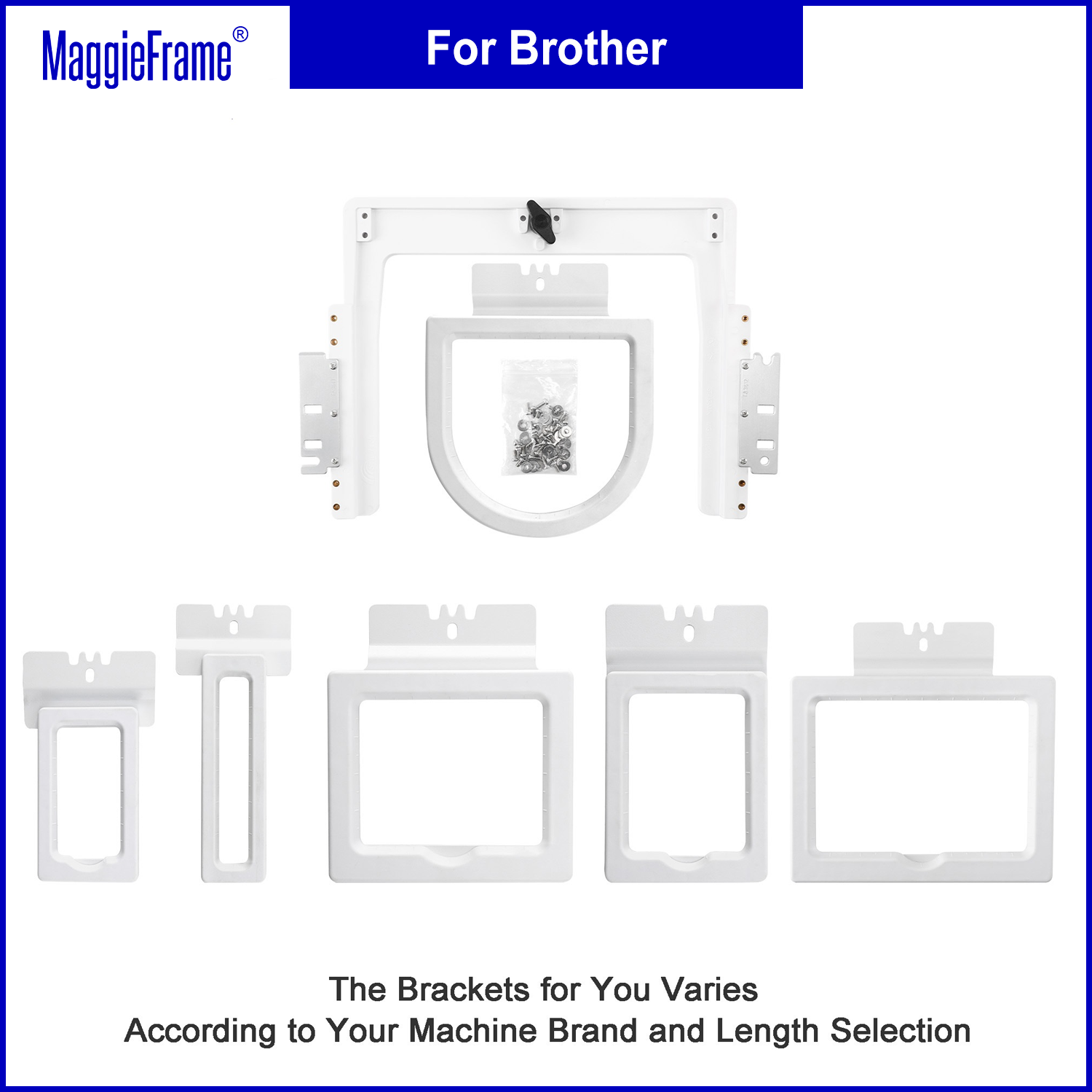 6in1 fast frame kit magnetic H - Embroidery Hoop Kit ulasan dan harga