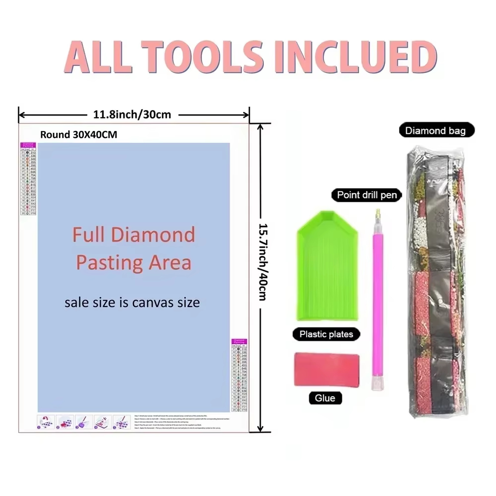 Diamond Painting New 2026 Mila - Art And Craft New York ulasan dan harga