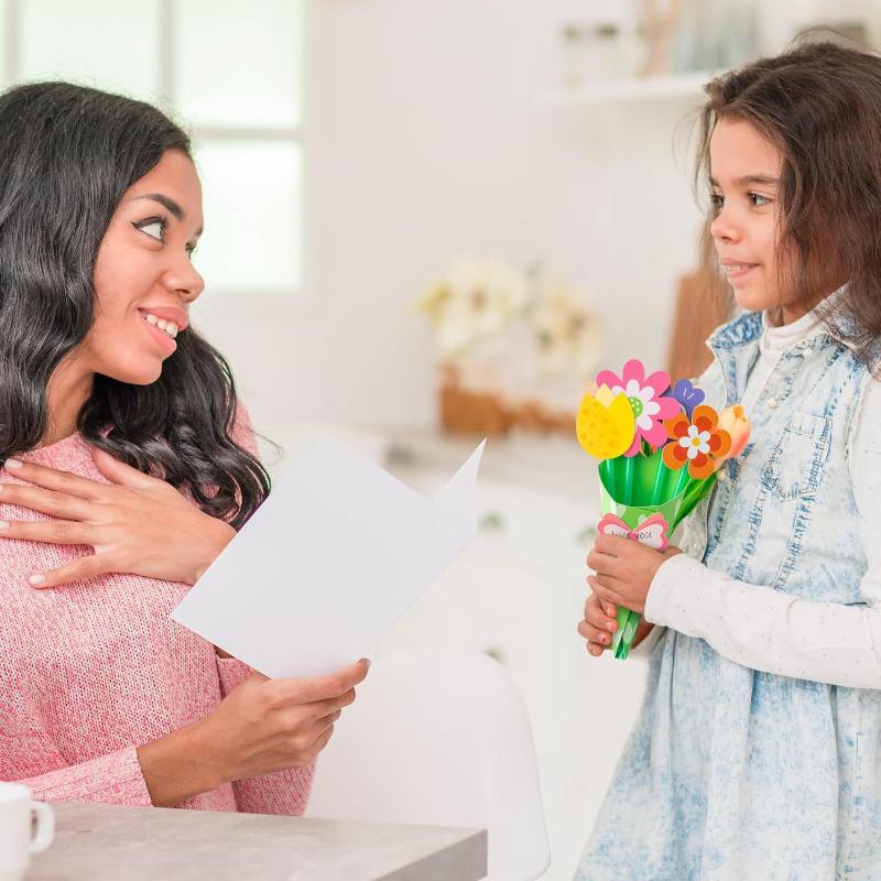 12Pcs Flower Bouquet Craft Kit - Art And Craft For Mother'S Day ulasan dan harga