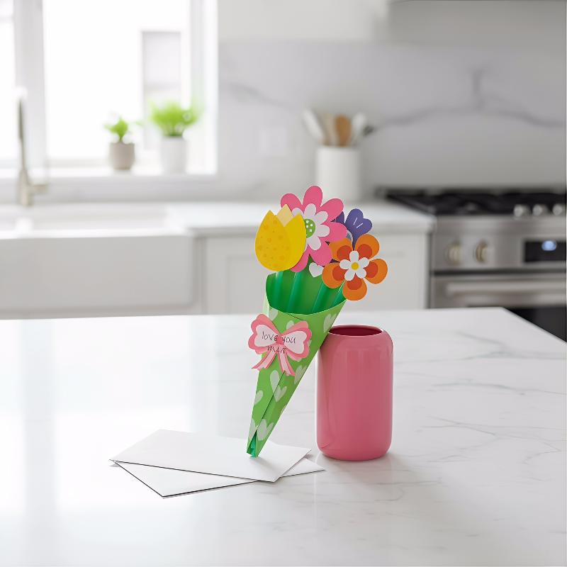 12Pcs Flower Bouquet Craft Kit - Art And Craft For Mother'S Day ulasan dan harga