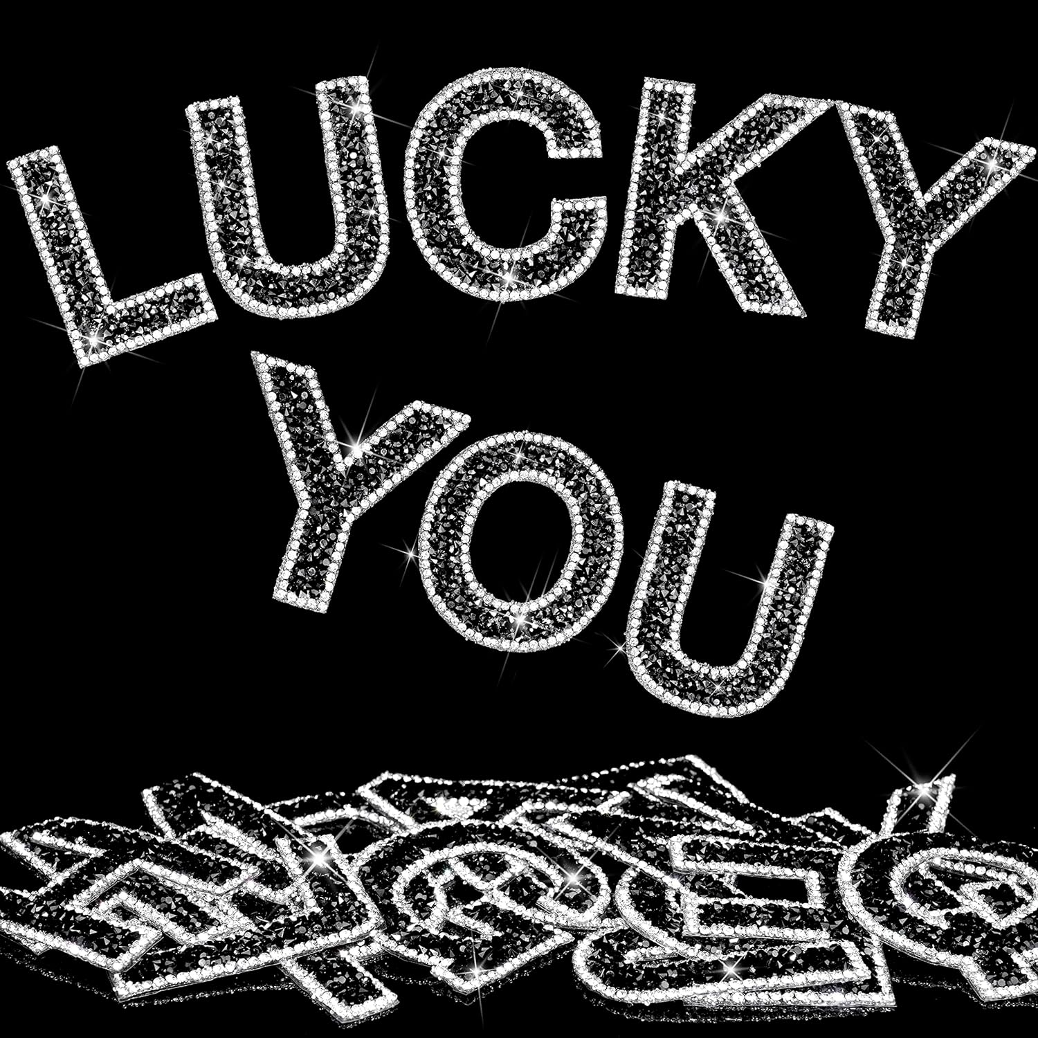 34Pcs Rhinestone Letter Sticke - Art And Craft Letter Z ulasan dan harga