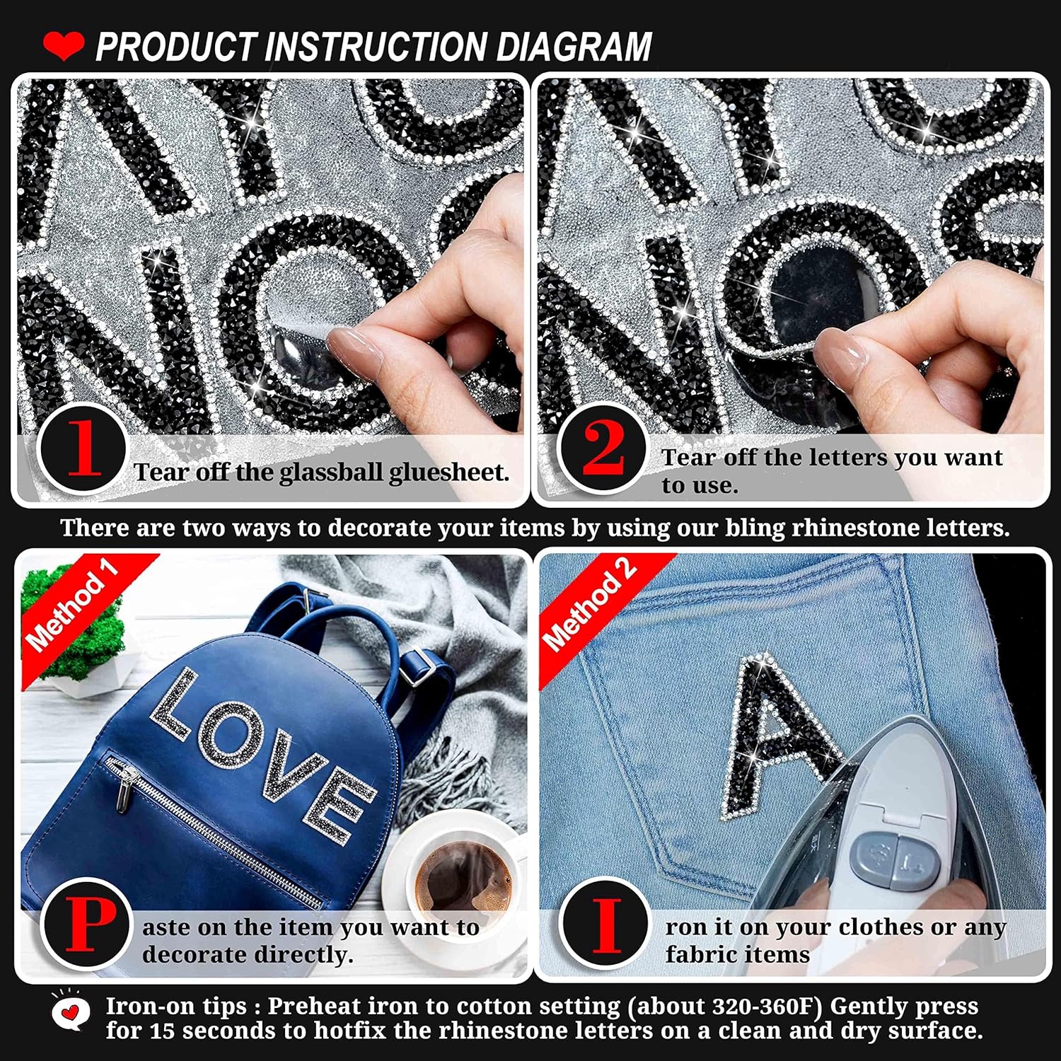 34Pcs Rhinestone Letter Sticke - Art And Craft Letter Z ulasan dan harga