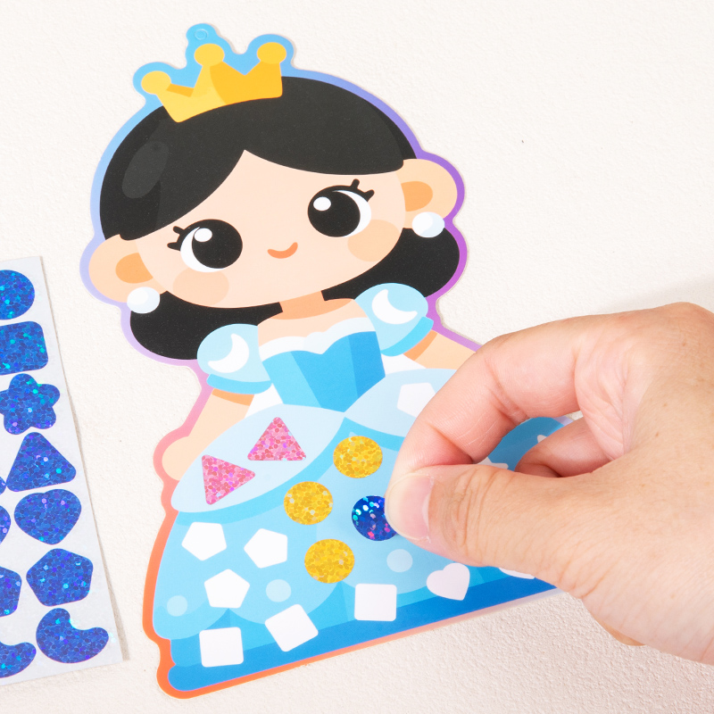 2-in-1 DIY Mosaic Sticker & Co - Art Craft Dinosaurs ulasan dan harga