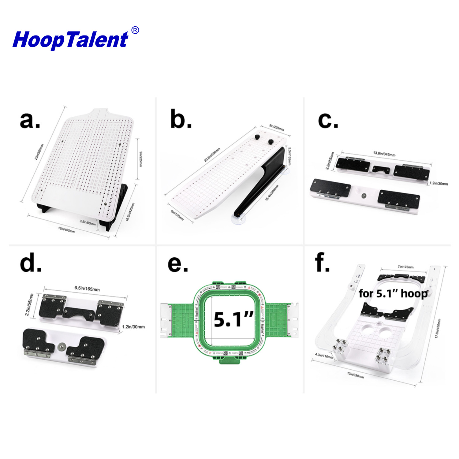 HoopTalent Hooping Station Kit - Embroidery Hoop Kit ulasan dan harga