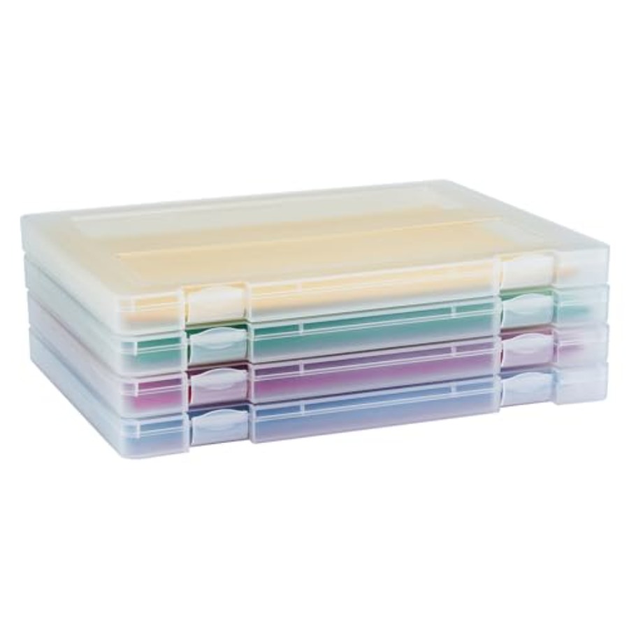 4 Pack A4 Paper Storage Box, 8 - Art And Craft Letter X ulasan dan harga